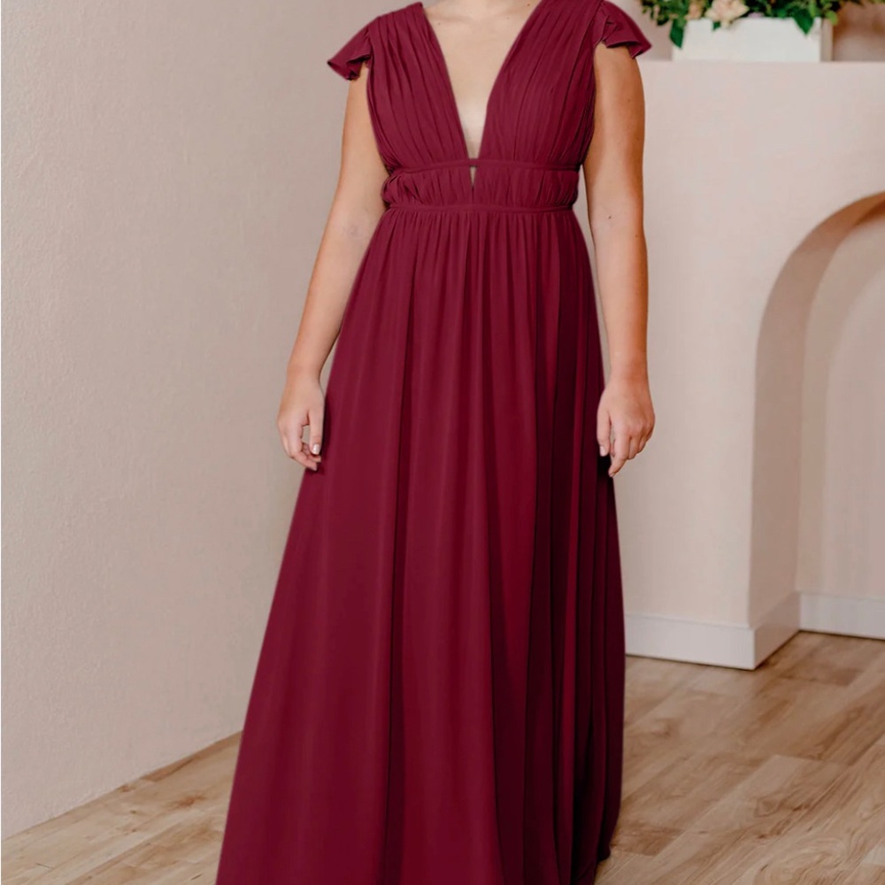 Revelry Cora Chiffon Bridesmaid Dress